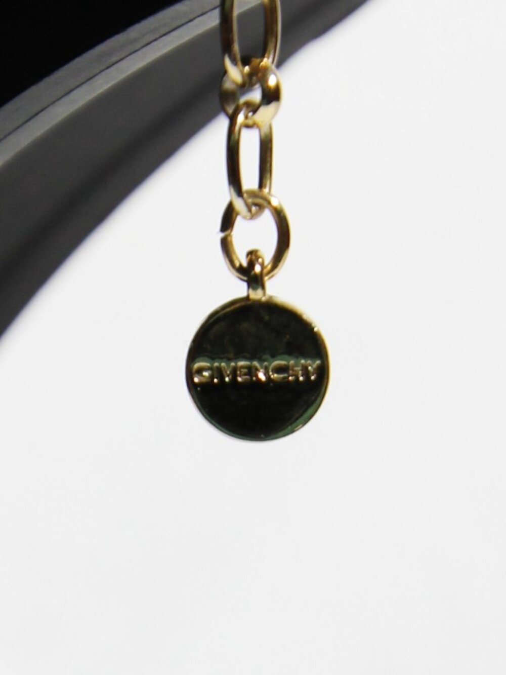 Vintage GIVENCHY Gold-Tone Crystal Y Drop Adjustable Chain Necklace & Earrings - Picture 6 of 10
